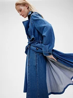 GapStudio Denim Tailored Trench Coat