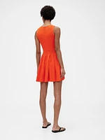 GapStudio Rib Pleated Mini Dress