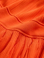 GapStudio Rib Pleated Mini Dress