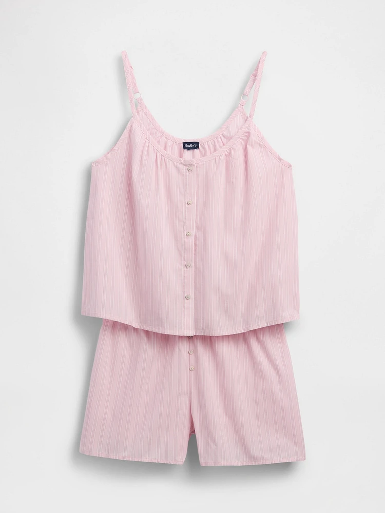 Poplin PJ Short Set