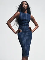 GapStudio Seamed Denim Midi Dress