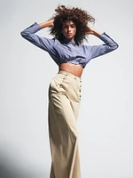 GapStudio Poplin Cropped Shirt