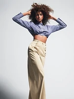 GapStudio High Rise Twill Sailor Pants