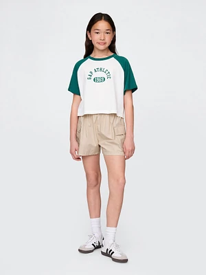 Kids Poplin Easy Cargo Shorts