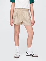 Kids Poplin Easy Cargo Shorts