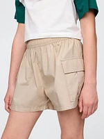 Kids Poplin Easy Cargo Shorts