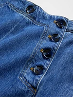 GapStudio High Rise Denim Sailor Pants