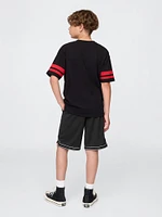 Kids GapFit 8.5" Mesh Pull-On Shorts