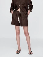 100% Linen Easy Shorts