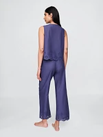Eyelet Hem PJ Pants