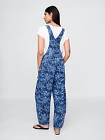 UltraSoft Denim Horseshoe Overalls