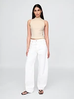 Mockneck Rib Tank Top
