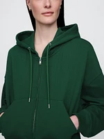 Heavyweight French Terry Oversized Zip Wedge Hoodie
