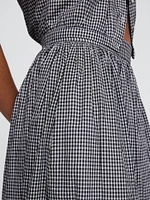 Gap × DÔEN Gingham Midi Skirt
