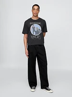 Heavyweight Cropped Nirvana Graphic T-Shirt