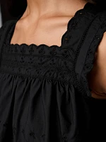 Gap × DÔEN Eyelet Top