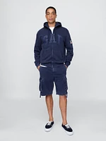 Twill Cargo Baggy Shorts