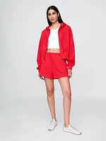 Heavyweight French Terry Oversized Zip Wedge Hoodie