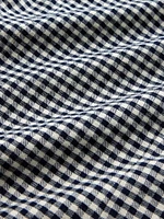 Gap × DÔEN Gingham Denim Mini Dress