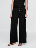 Gap × DÔEN High Rise Pleated Trousers