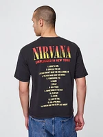 Heavyweight Cropped Nirvana Graphic T-Shirt