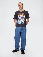 Heavyweight Cropped Nirvana Graphic T-Shirt