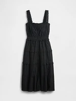 Gap × DÔEN Eyelet Midi Dress