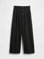 Gap × DÔEN High Rise Pleated Trousers
