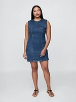 Gap × DÔEN Denim Sailor Mini Dress