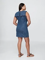 Gap × DÔEN Denim Sailor Mini Dress