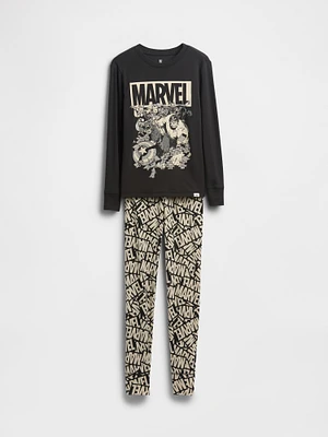 Kids Marvel Organic Brushed Cotton PJ Set