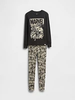 Kids Marvel Organic Brushed Cotton PJ Set