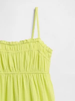 Kids Crinkle Gauze Midi Dress