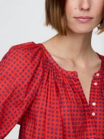 Gap × DÔEN Gingham Top