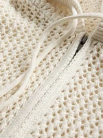 Crochet Zip Hoodie