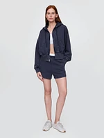 Heavyweight French Terry Oversized Zip Wedge Hoodie