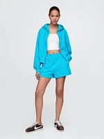 Heavyweight French Terry Oversized Zip Wedge Hoodie