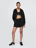 Heavyweight French Terry Oversized Zip Wedge Hoodie