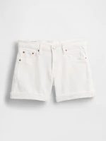 5" Mid Rise Denim Girlfriend Shorts