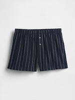Flannel PJ Boxer Shorts