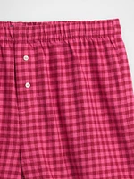 Flannel PJ Boxer Shorts