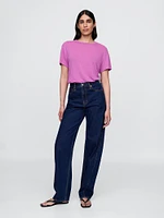 Linen-Blend T-Shirt