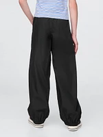 Kids Poplin Baggy Joggers