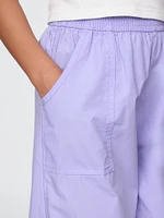 Kids Poplin Baggy Joggers