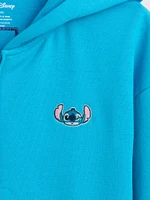 Lilo & Stitch Kids French Terry Cropped Zip Hoodie
