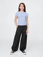 Kids Poplin Baggy Joggers