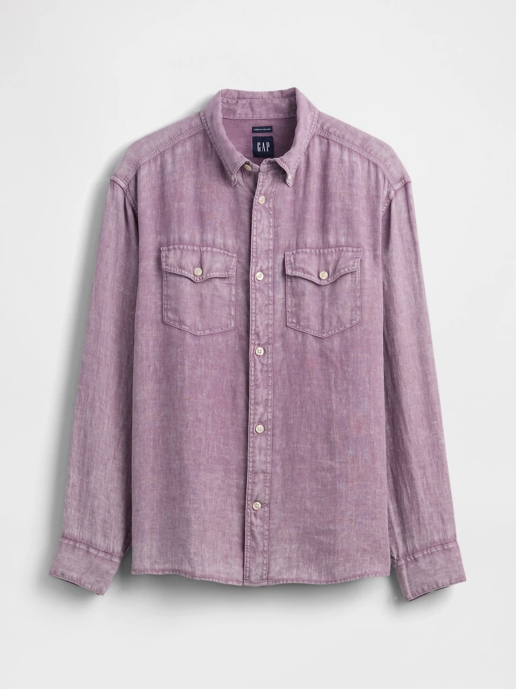 100% Linen Classic Shirt