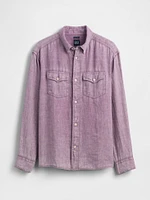 100% Linen Classic Shirt