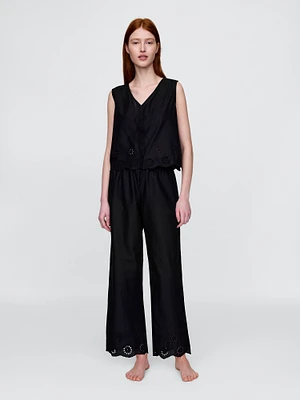 Eyelet Hem PJ Pants