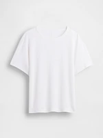 Linen-Blend T-Shirt